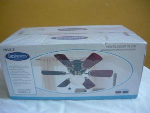 Ventilador De Techo Designers De 30 Pulg ( Cm)