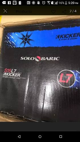 Bajo Kicker L7 Solobaric 15 Pulgads