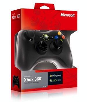 Control Alambrico Microsoft Xbox 360 Original Negro Pc Usb