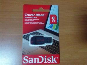 Pendrive Sandisk Cruzer Blade 8 Gb Nuevo