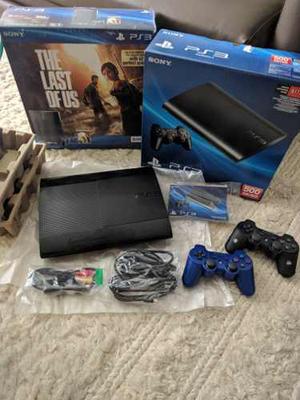 Playstation 3 Ps3 Super Slim + 2 Controles + 9 Juegos