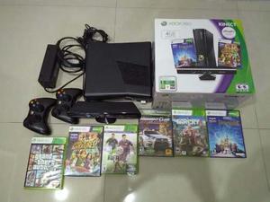 Xbox 360 Con 2 Controles,kinect Y Los Mejores Juegos