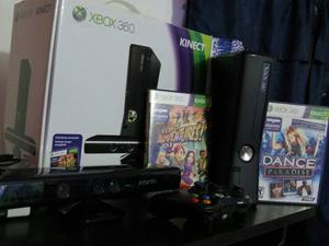 Xbox 360 Slim 4gb + Kinect + 2 Juegos