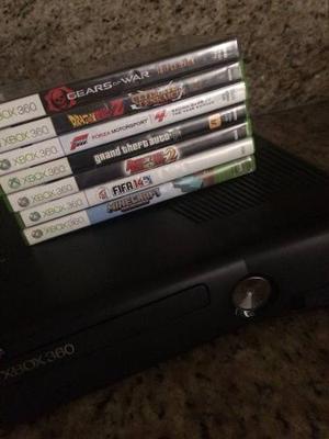 Xbox 360 Slim Varios Juegos Un Control