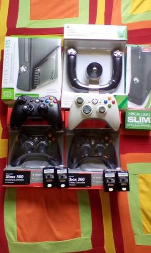 Xbox gb Slim + Kinect + 39 Juegos Y Accesorios Cambio