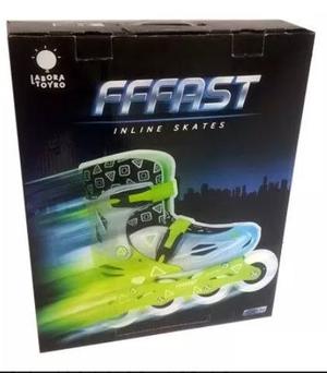 Patines Lineales Marca Fffast Para Niñas/ Niños Unisex