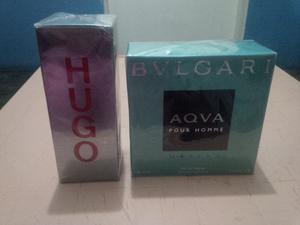 Perfume Bvlgari Aqva Pour Homme Marine Y Hugo Boos Original