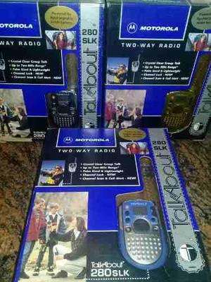 Radios 3x1 Walkie Talkie Motorola Con Accesorios