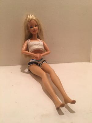 Barbie Playera Muñeca Juguete Usada Original