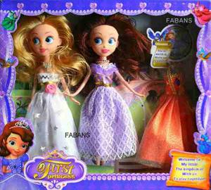 Muñeca Princesa Sofia Y Amber Nuevas Barbie Set Juguete