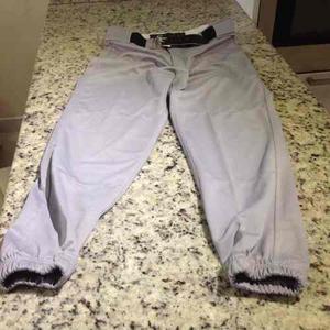 Pantalon Para Beisbol Easton Original Talla 16 Gris