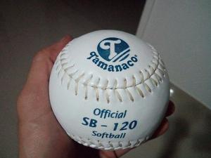 Pelotas De Sofball Tamanaco Letras Azule