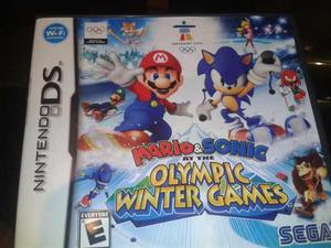 Juego De Ds - Mario Y Sonic Olympic Winter Games