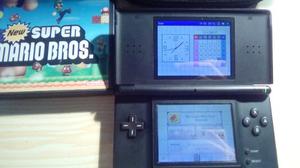 Nintendo Ds Lite + 7 Juegos Originales + Estuche