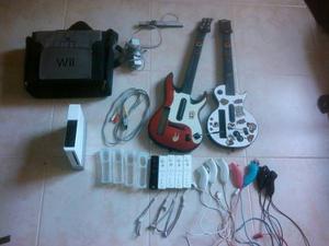 Nintendo Wii Estuche,guitarras,juegos,controles,chipiado