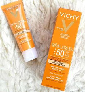 Vichy Ideal Soleil Antimanchas. Spf 50ml 3 En 1!