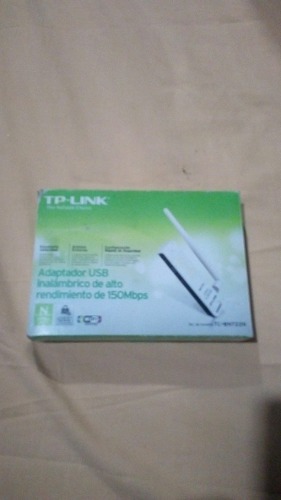 Adaptador Usb Wi-fi Tp-link Modelo Tl-wn-722n Con Antena