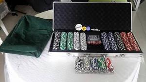 Maleta De Poker  Fichas + Mantel, Gran Oportunidad!