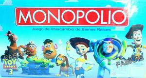 Monopolio Toy Story Nuevo Juego Mesa Juguetes Niño Niña