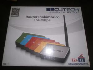 Rauter Wifi 150 Mbps Secutech Nuevo Sellado