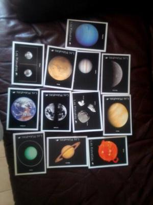 24 Postales De Las Galaxias Y Los Planetas....