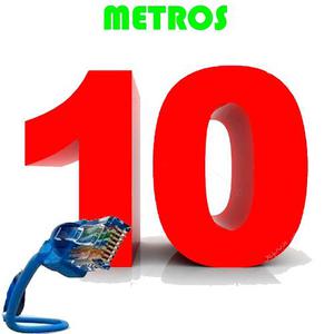 Cable Utp 10 Metros Internet Aba Cantv Con Sus Conectores
