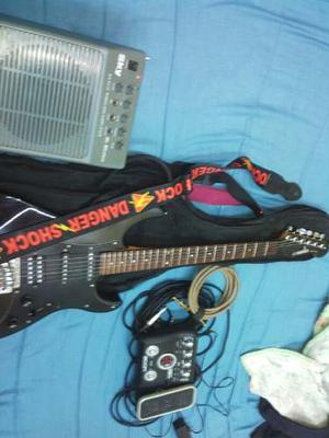 Guitarra Electrica Yamaha Eg112c2 Con Todo Lo Que Se Ve