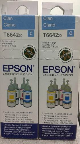 Tintas Epson T Black- T Cyan Original