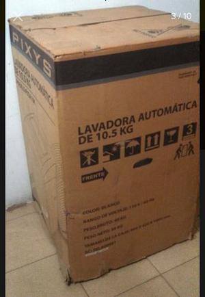 Lavadora Automática De 10.5 Kg Pixys Nueva En Su Caja