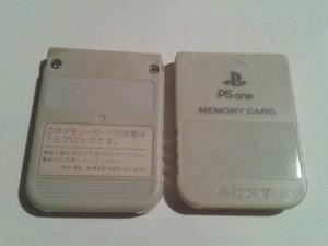 Memory Card Ps1 Sony Originales Vendo Ó Cambio