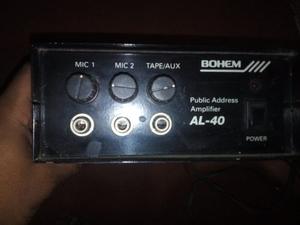 Amplificador De Sonido Bohem Al-40