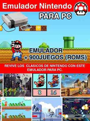 Emulador Nintendo Para Pc Con Mas De 900 Juegos