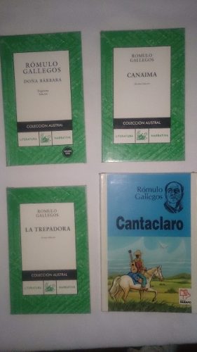 Libros Clásicos De Rómulo Gallegos