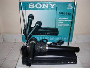 Microfonos Inhalambricos Sony Sn 368a Usados