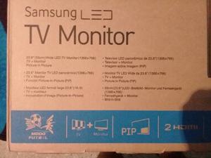 Tv-monitor 24 Samsung Led Nuevo Hdmi Con Control Remoto