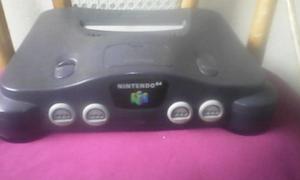 Nintendo 64 +4 Controles+sus Cables+ Volante Y Pedales+5 Jue