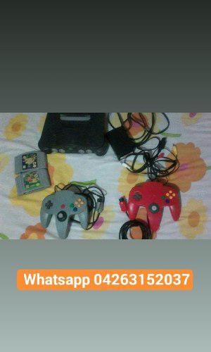 Nintendo 64 - Consola + Juegos + Cables + Controles