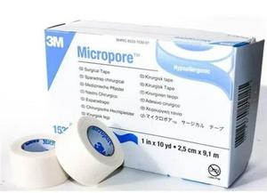 Adhesivo Micropore 3m Blanco De 1 Pulgada