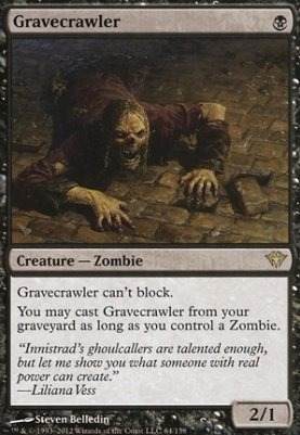 Cartas Magic The Gathering - Gravecrawler - Dark Ascension