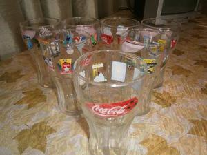 Coleccion 7 Vasos Coca Cola Futbol (valencia)