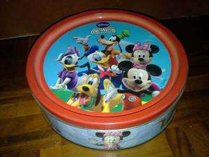 Mickey Mouse Minnie Mouse Walt Disney Coleccion Llavero Lata