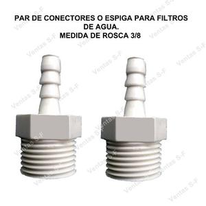 Repuesto Conector Para Filtro De Agua + Plantas Ozono 3/8