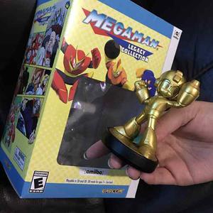 Amiibo Mega Man Gold Nintendo 3ds