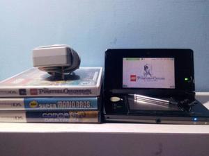 Nintendo 3ds + 5 Juegos (con Cargador Y Lapiz) Negociable