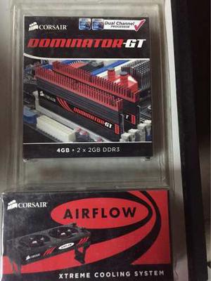 4 Memorias Corsair Dominator Gt Dual Channel 2x2gb +airflow