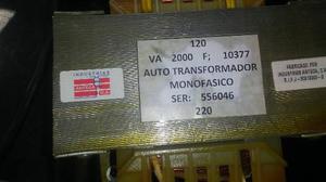 Auto Trasformador Monofasico 110v A 220v Portatil va