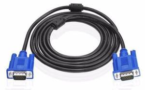 Cable Vga Monitor Macho A Macho 1.5 Mts Doble Filtro