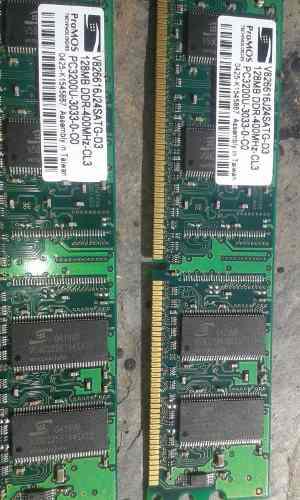 Memoria Ram 128mb Ddr-400hz