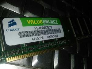 Memoria Ram 1gb Corsair Ddr2 Value Select Vs1gb400c3