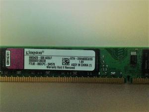 Memoria Ram, 2gb Kingston Ddr2 Para Pc